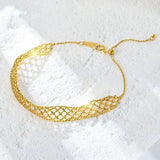 Gold Vintage Lace Mesh Bracelet