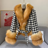 Short Fur Wool Jacket