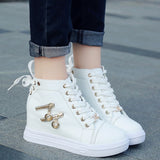 Platform Casual Zipper Sneakers