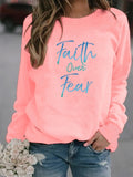 Faith Over Fair Sweatshirt