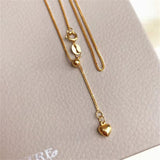 Double Gold chain Necklace