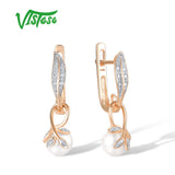 Pure 14K Pearl Gold Earrings