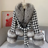 Short Fur Wool Jacket