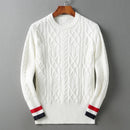 Cuff Stripe Knitted Sweater
