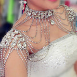 Crystal Wedding Shoulder Chain Necklace