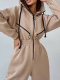 Sporty Leisure Hooded Romper