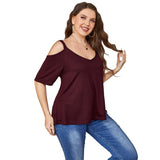 Plus Size Maroon Top
