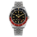 San Martin  40mm Vintage GMT Full Luminous Watch