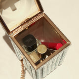 Rhinestone  Lipstick Clutch