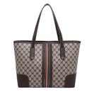 Stripe Leather Hnadbag
