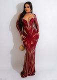 Long sleeve Formal Dress