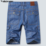 Cargo Jean Shorts