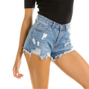 Casual High Waist Ripped jeans Shorts