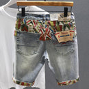 Stretch Casual  Jeans Shorts