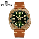 San Martin 44mm Abalone V4 Turtle Watch