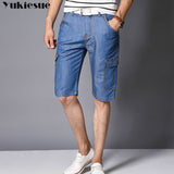 Cargo Jean Shorts