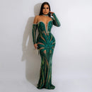 Long sleeve Formal Dress