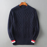 Cuff Stripe Knitted Sweater