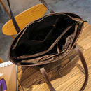 Stripe Leather Hnadbag