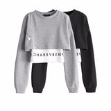 Crop Slim Sweatshirt
