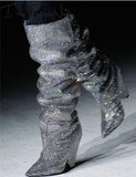 Spike Heel Rhinestone