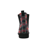Classic  Slip-on Plaid Boots