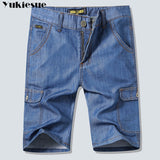 Cargo Jean Shorts