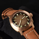 Hruodland Bronze Sapphire Glass Watch