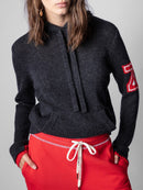 Black Cashmere Hoodie