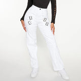 Four Buckle Style jeans