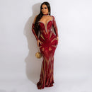 Long sleeve Formal Dress