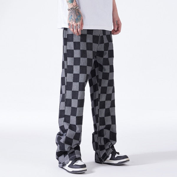 Checkers Baggy  Jeans