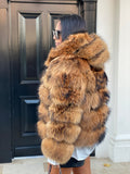 European Big Hood Fur Jacket
