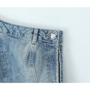One Shoulder Jeans Tank Top