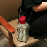 Rhinestone  Lipstick Clutch