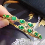 Natural Columbia Emerald Bracelet