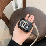 Pearl Chain Crossbody Clutch