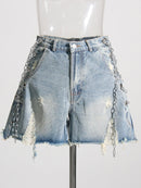High Waist Chain Jeans