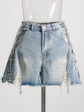 High Waist Chain Jeans