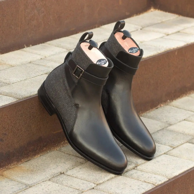 Comfortable Casual Buckle Boots