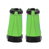 Green Waterproof Leather Boots