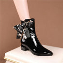 Butterfly knot thick heel boots - For you and all
