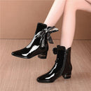 Butterfly knot thick heel boots - For you and all