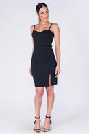 Spaghetti strap belt dress - For you and all