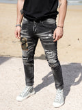 Camouflage pocket Jeans