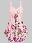 Plus Size 5XL Floral Print Tank Top - For you and all