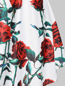 Plus Size 5XL Floral Print Tank Top - For you and all