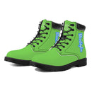 Green Waterproof Leather Boots