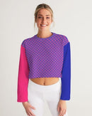 Plaid cropped sweatshirt - For you and all