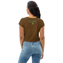 Gold and Brown So sweet crop Shirt Top